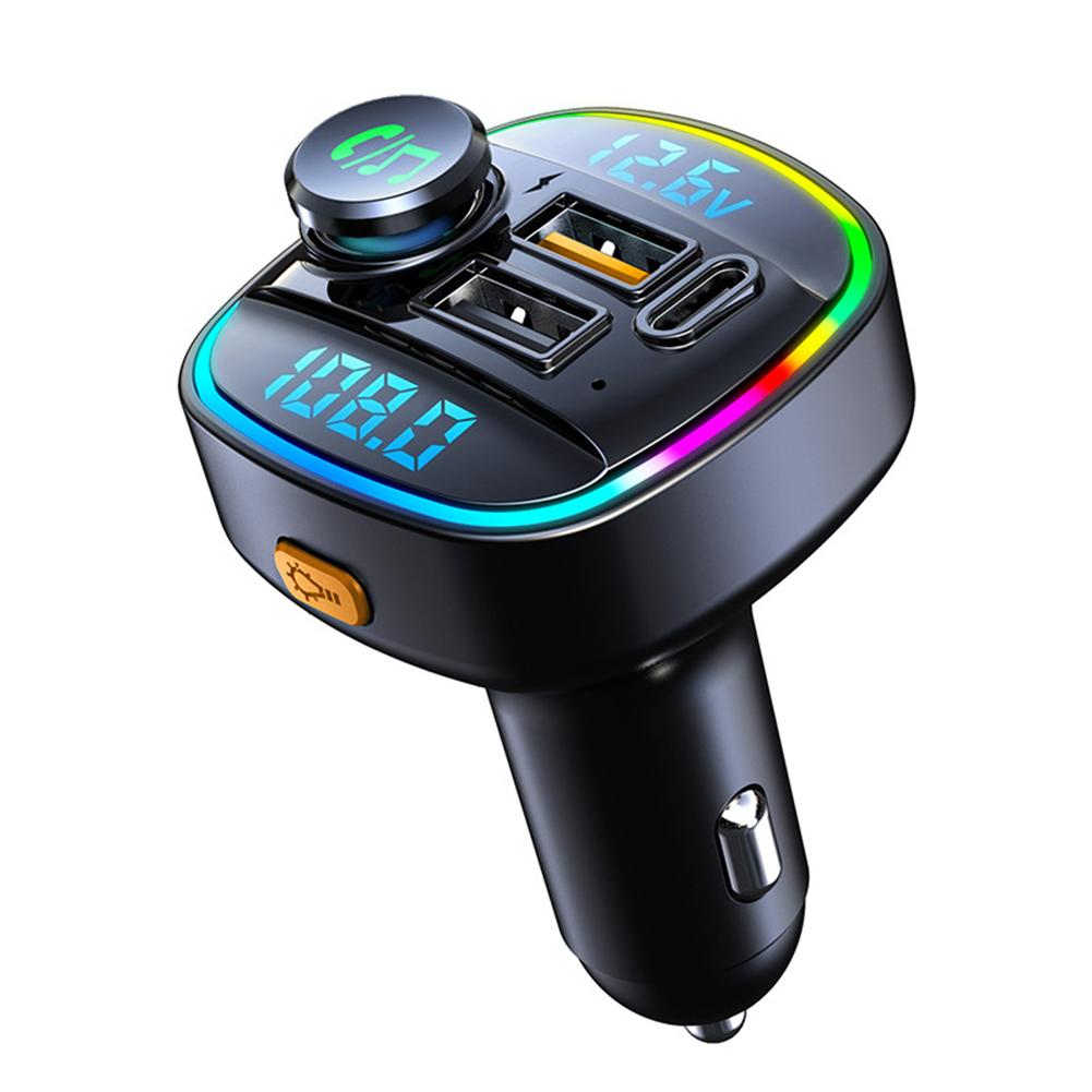 C22 Bluetooth FM Transmitter Hands-free Call Voltage Detection Car
