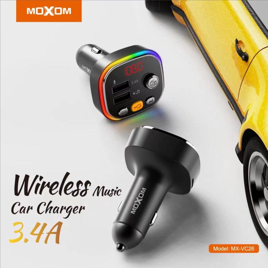MOXOM MXVC26 Wireless Music Car Charger GATES Services