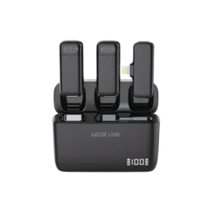 Green Lion Duo Cast Wireless Mic - Black (Lightning)