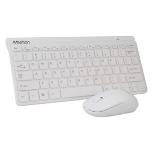 MEETION Mini4000 Wireless Combo Keyboard and Mouse (White)