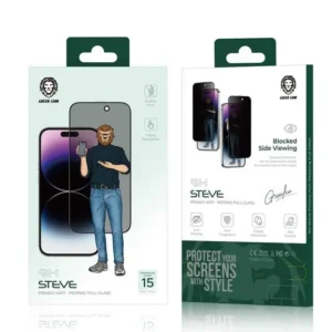 GREEN LION 9H STEVE Privacy Anti - Peeping Full Glass - iPhone 15 Pro