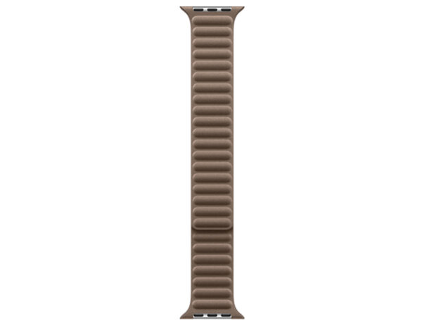 Fin Wooven Watch Band Double-Sided Magnetic Watch Strap for Apple Watch 42/44/45/49 - Khaki
