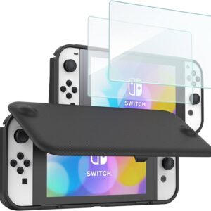 ProCase Flip Cover for Nintendo Switch OLED - Black