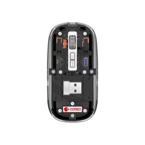 COTECI Magic Crystal II Three Mode Mouse - Space Gray