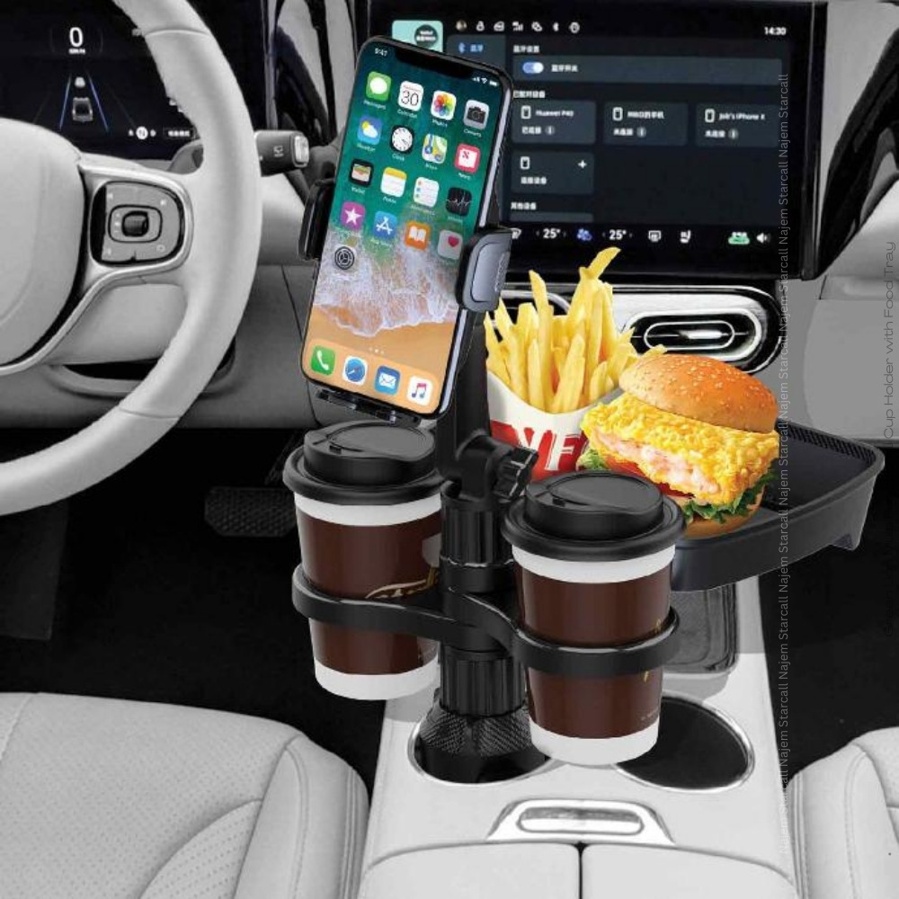 Green Lion Multifunctional Cup Holder + Food Tray - Image 2