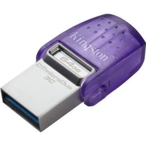 Kingston DataTraveler microDuo 3C 64GB 200MB/s USB-A USB-C