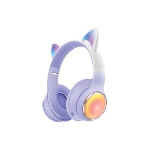 Green Lion GL-400 Kids Wireless Head Phone - Purple