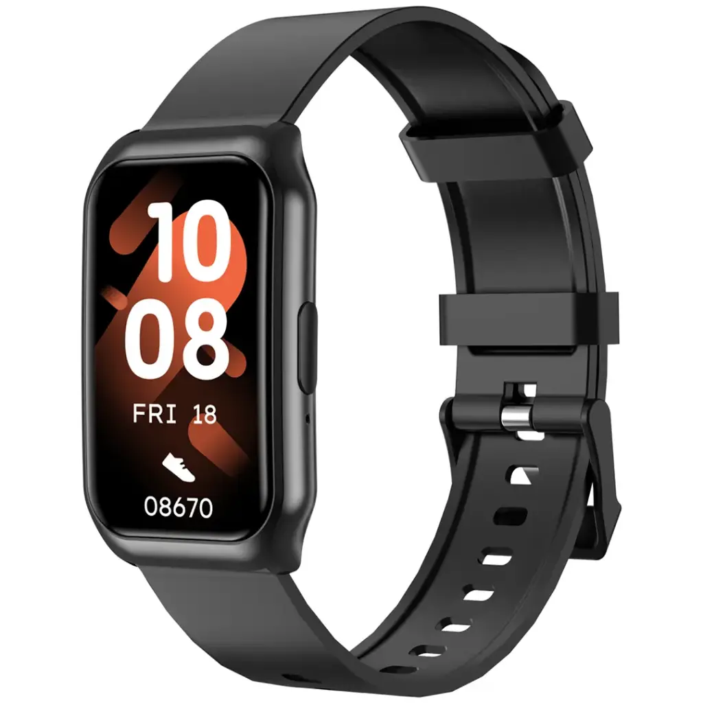 Green Lion Track Fit Smart Watch - Black