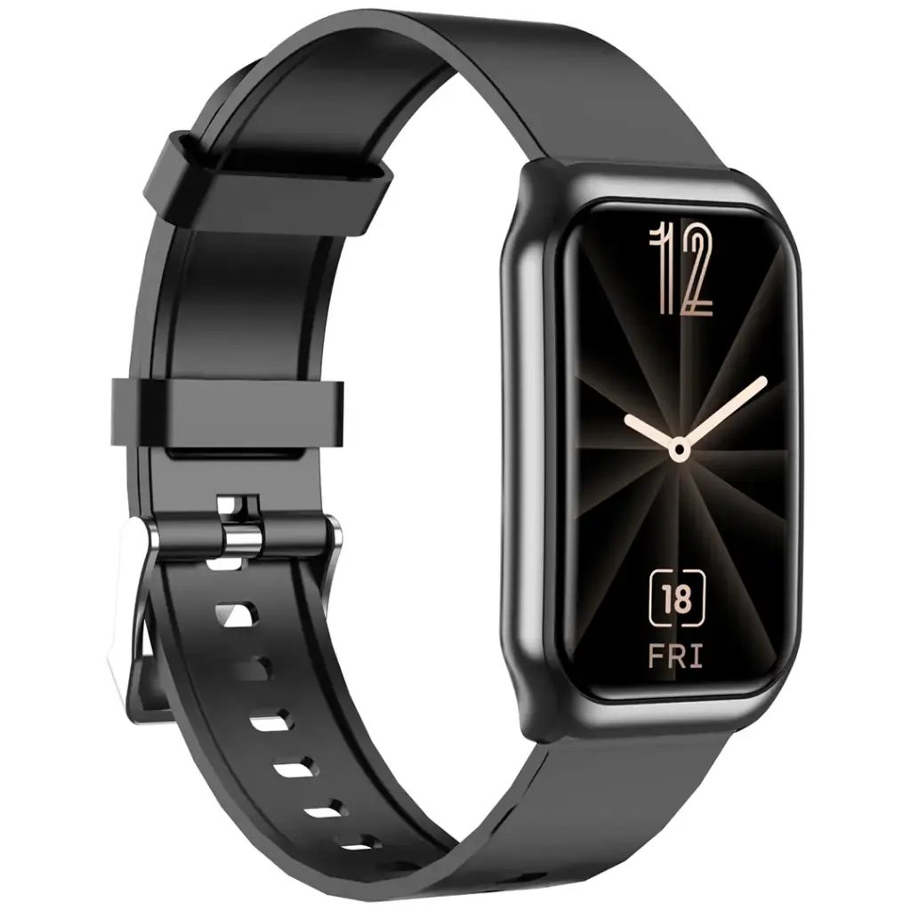 Green Lion Track Fit Smart Watch - Black