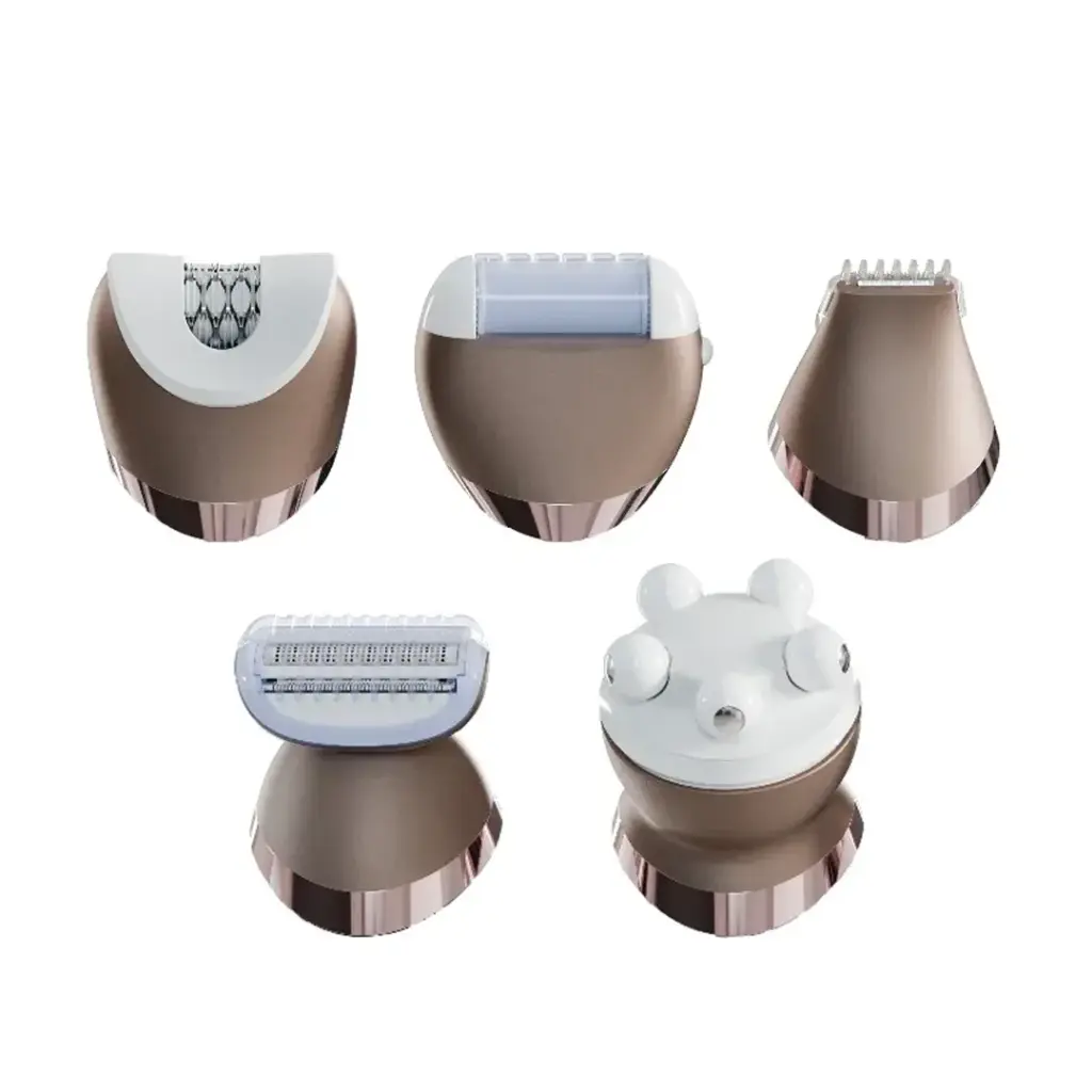 Green Lion 5 in 1 Cordless Epilator Kit - White