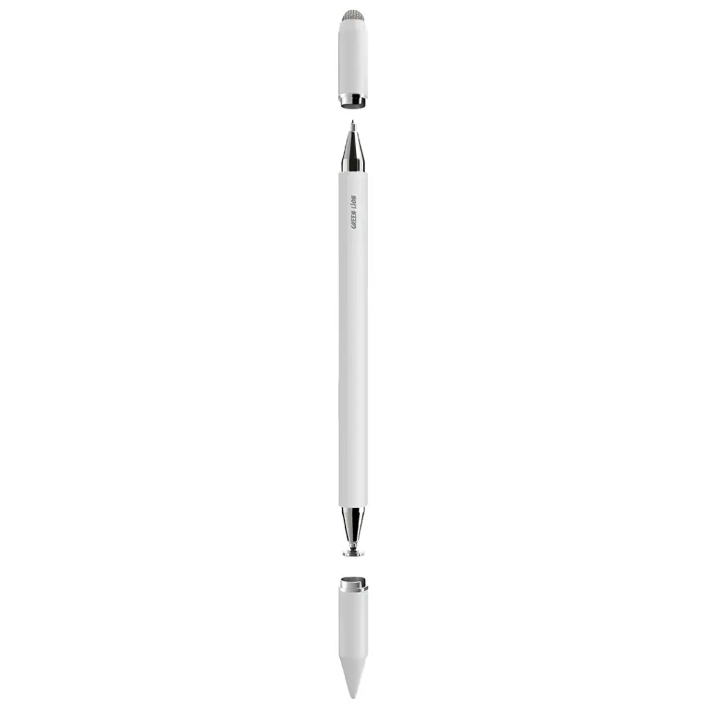 Green Lion 3-In-1 Stylus Pen - White