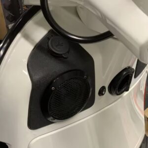 Vespa GTS 300 250 125 Bluetooth Audio Music Sound Amplifier Speakers USB Charger