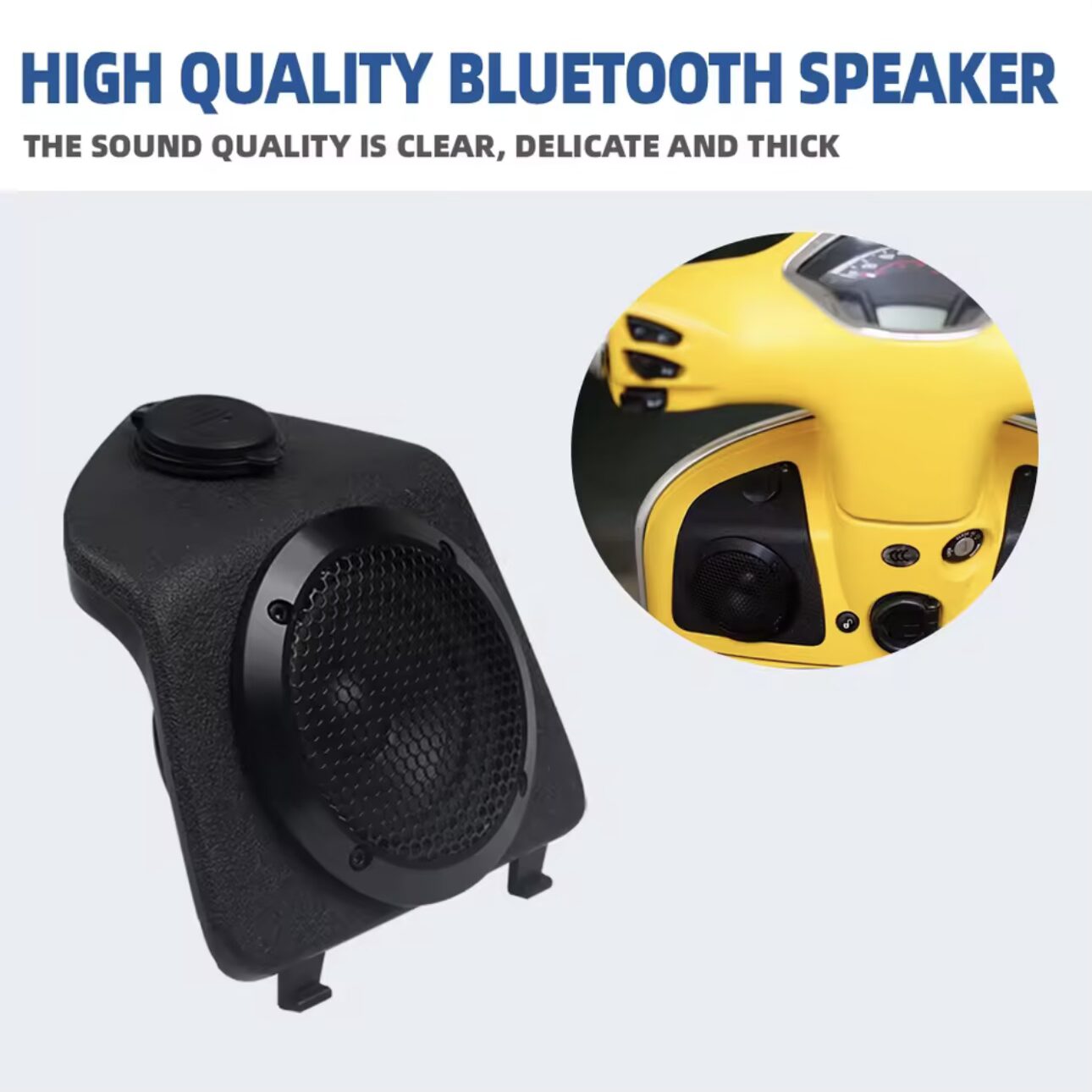 Vespa GTS 300 250 125 Bluetooth Audio Music Sound Amplifier Speakers USB Charger