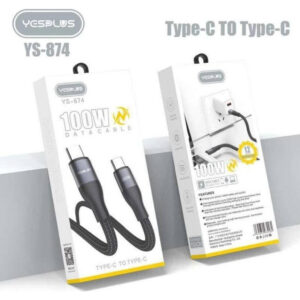 Yesplus Data Cable 100W 2M YS-874 Type-C