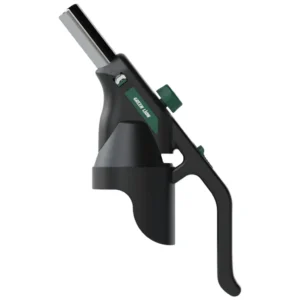 Green Lion Fire Flame Windproof Lighter - Black