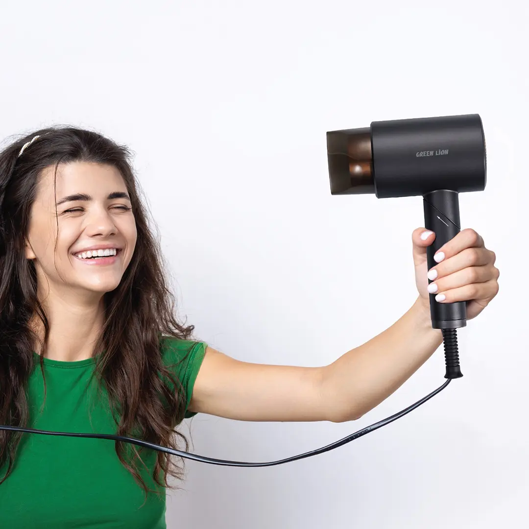 Green Lion Foldable Hair Dryer Lite 1200W - Grey